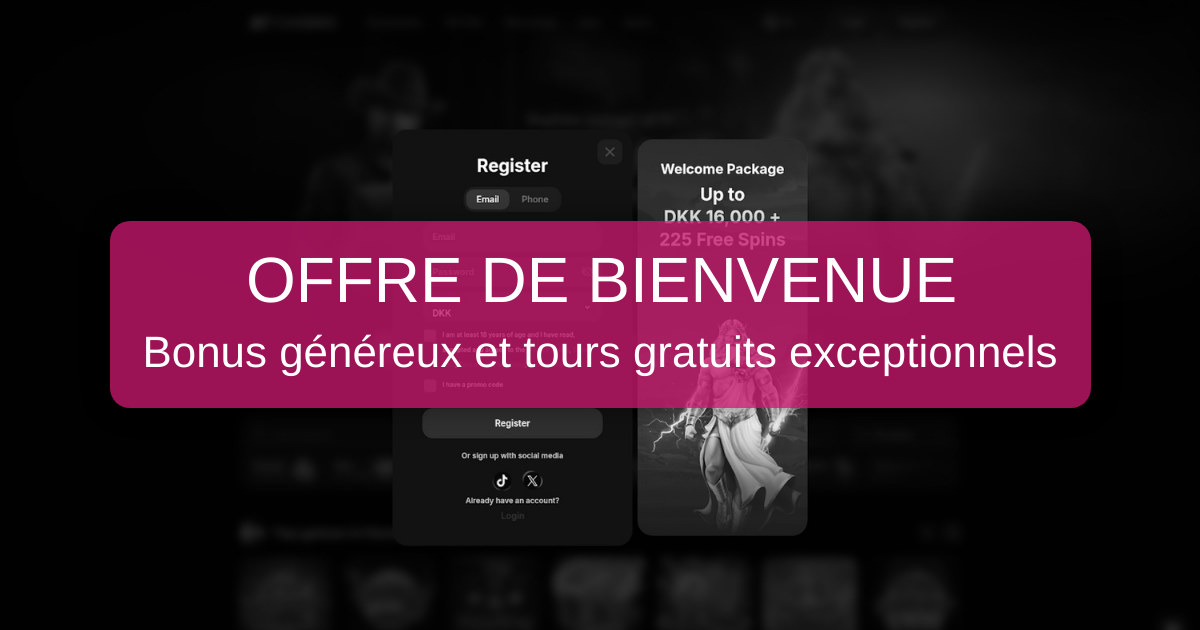 Bonus de bienvenue et conditions de NV Casino Online